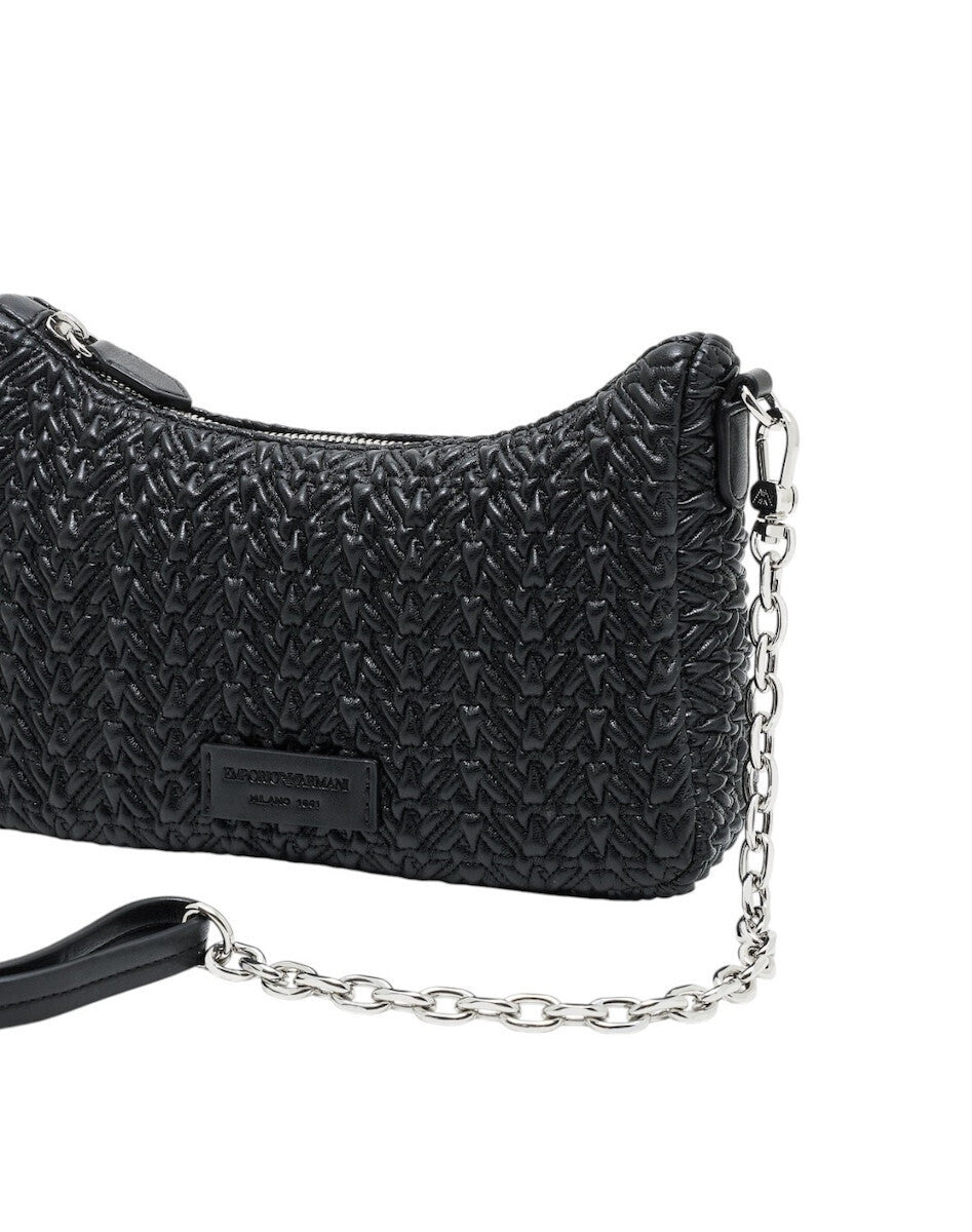 Bolso de mano efecto acolchado