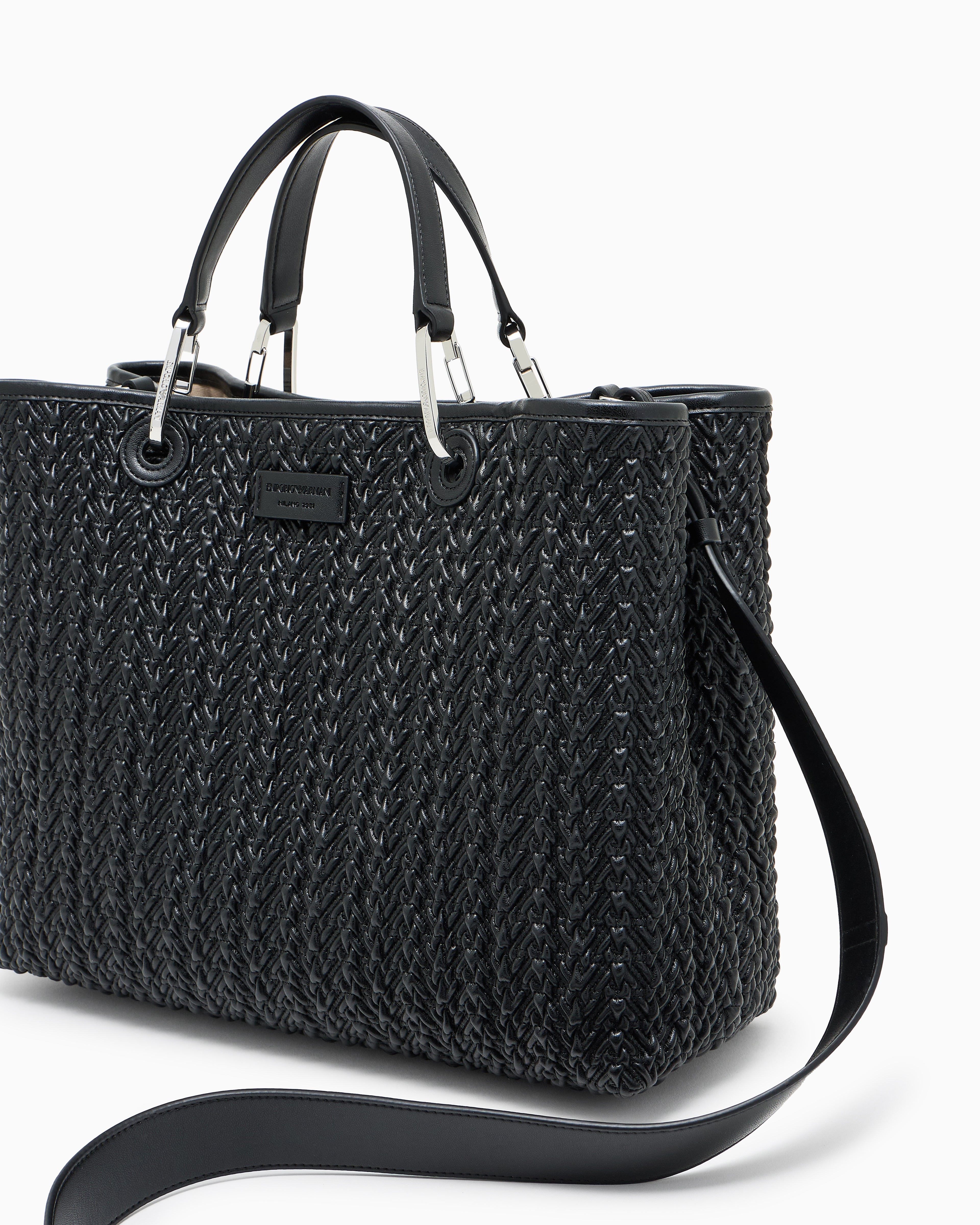 Bolso de compras efecto acolchado