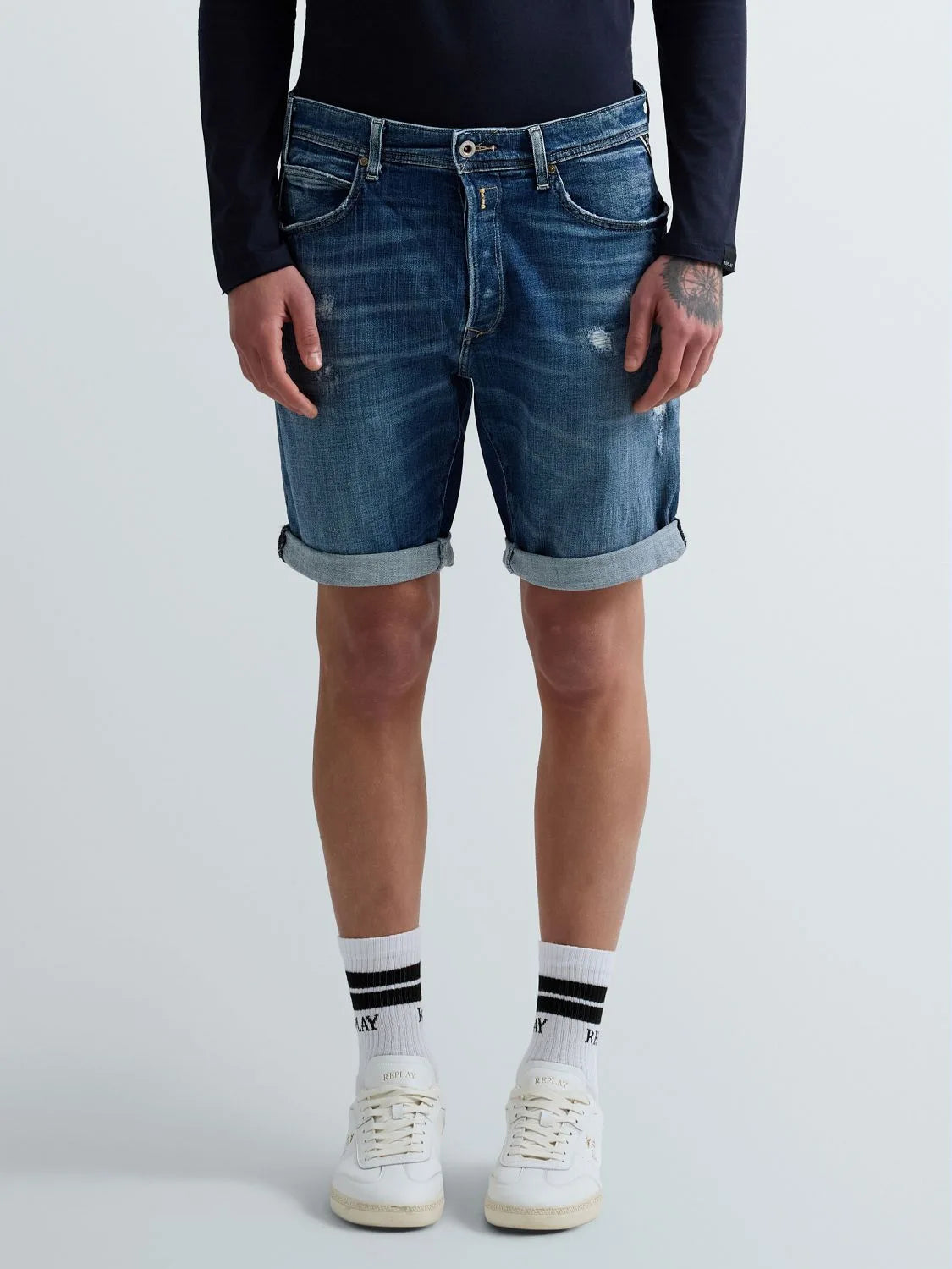 Pantalones cortos de corte cónico