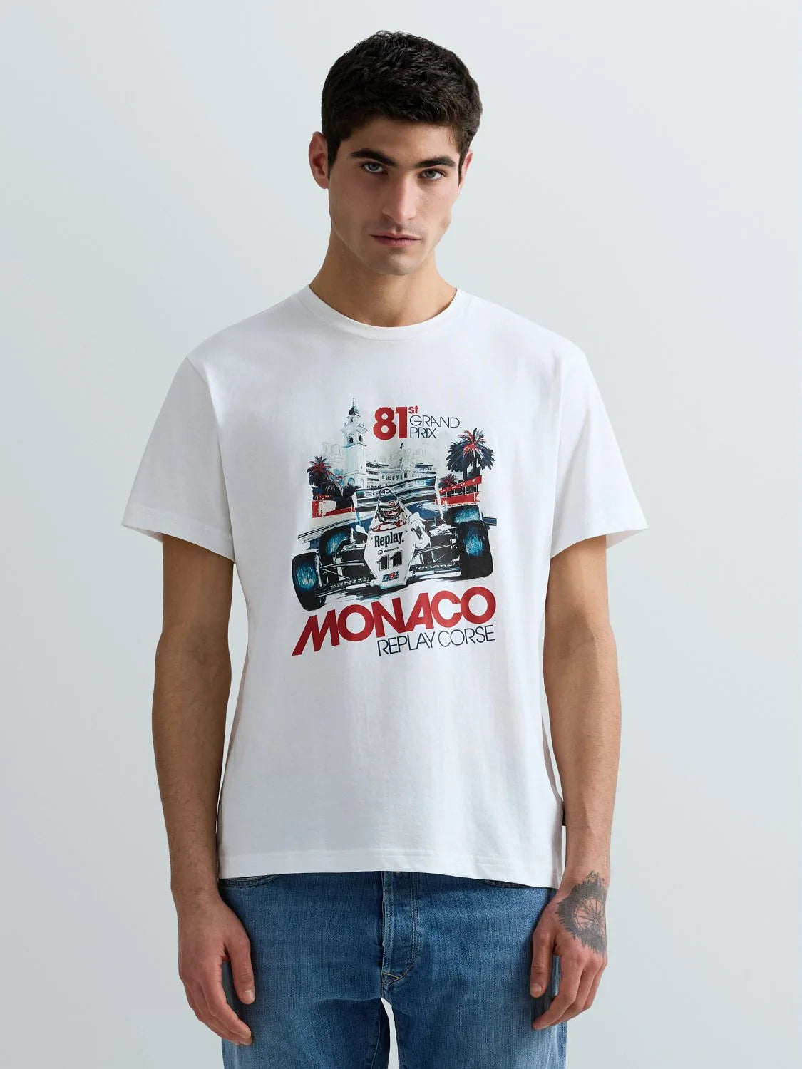 Camiseta de punto con gràfico formula 1