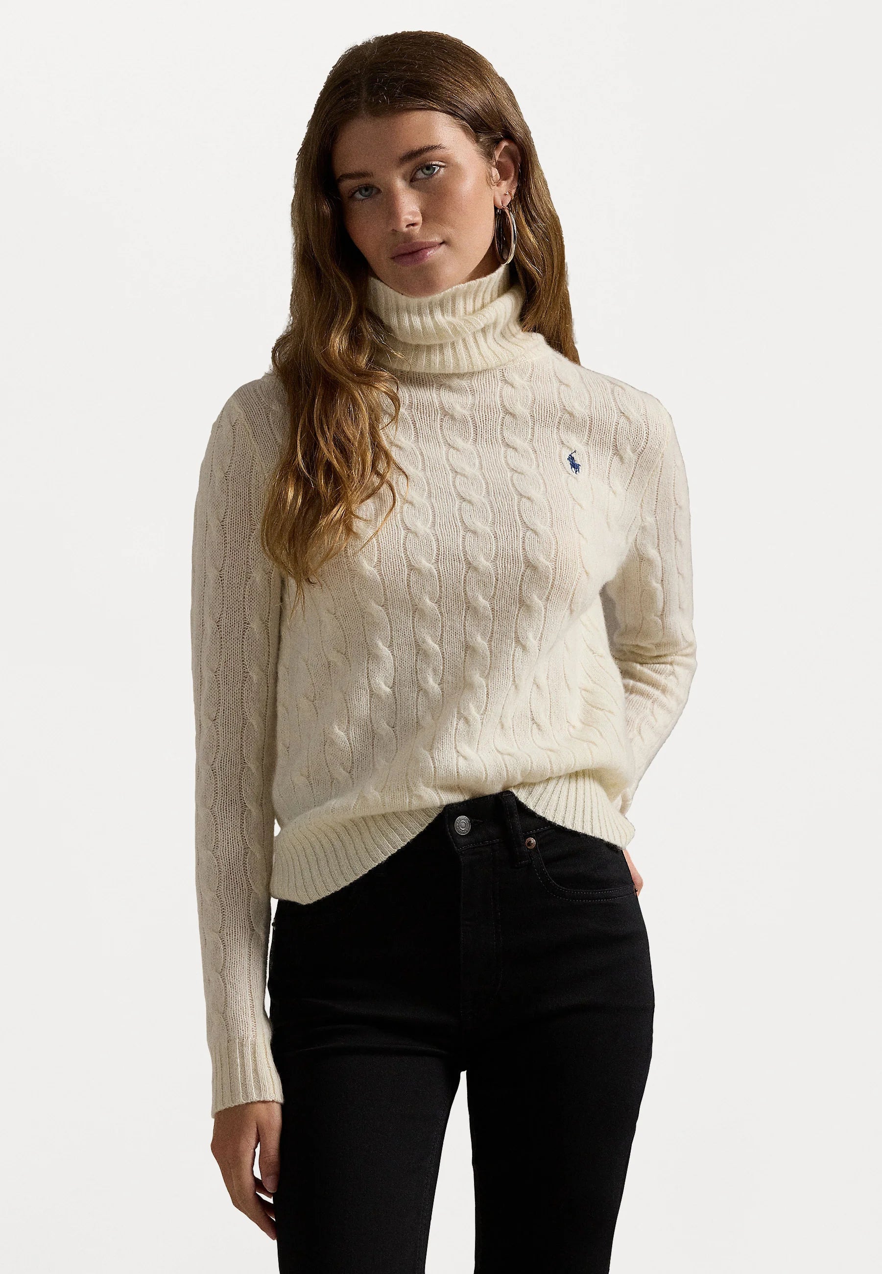 Jersey de punto cuello alto