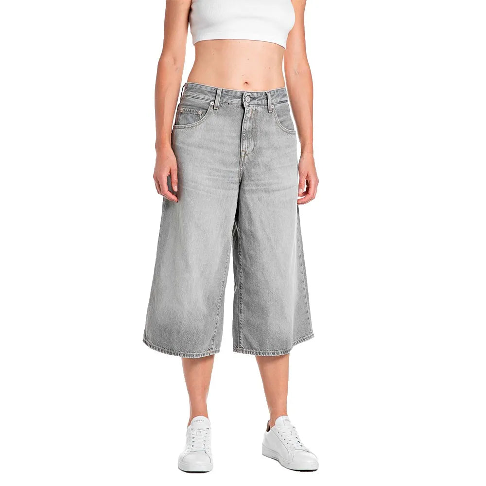 Bermudas anchas denim