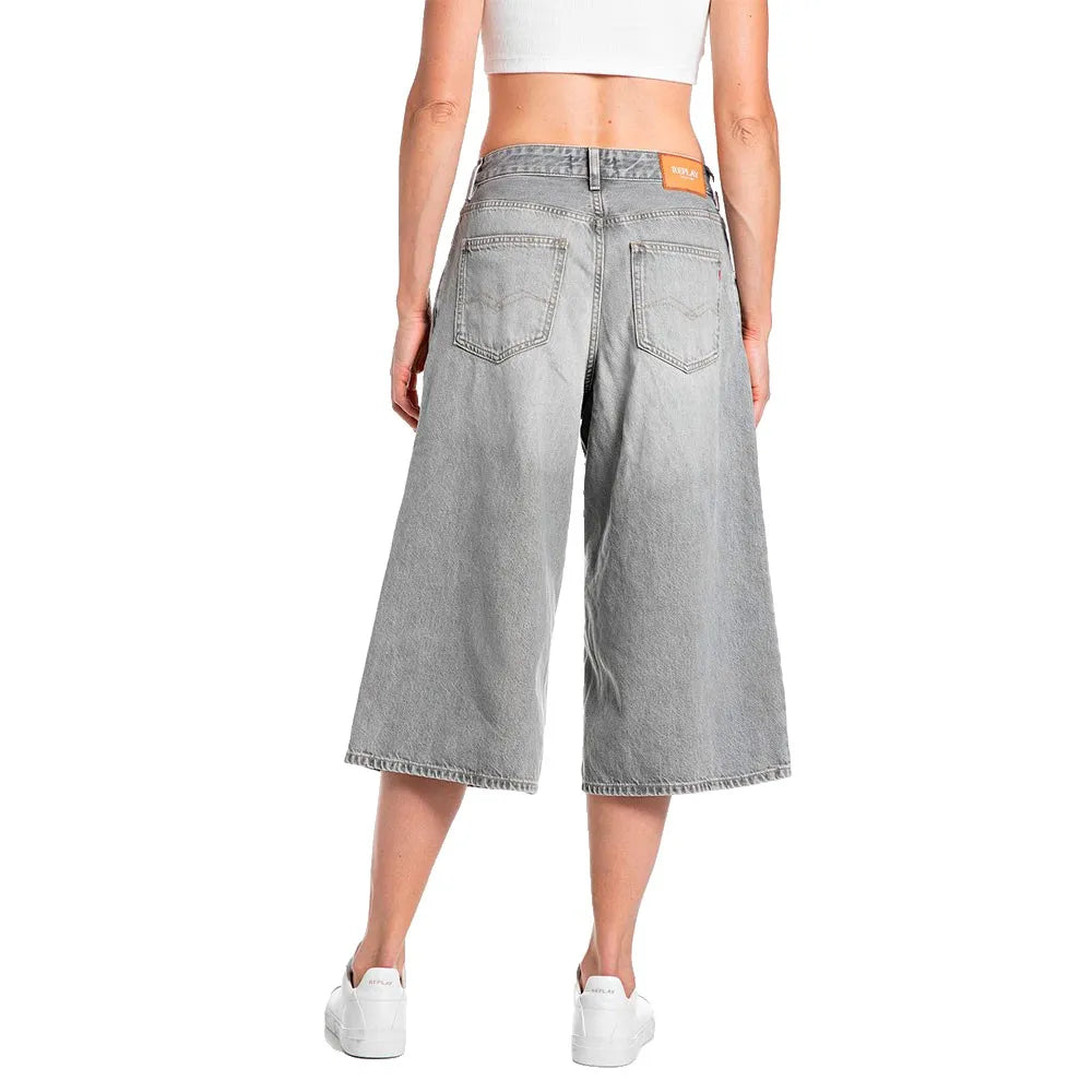 Bermudas anchas denim