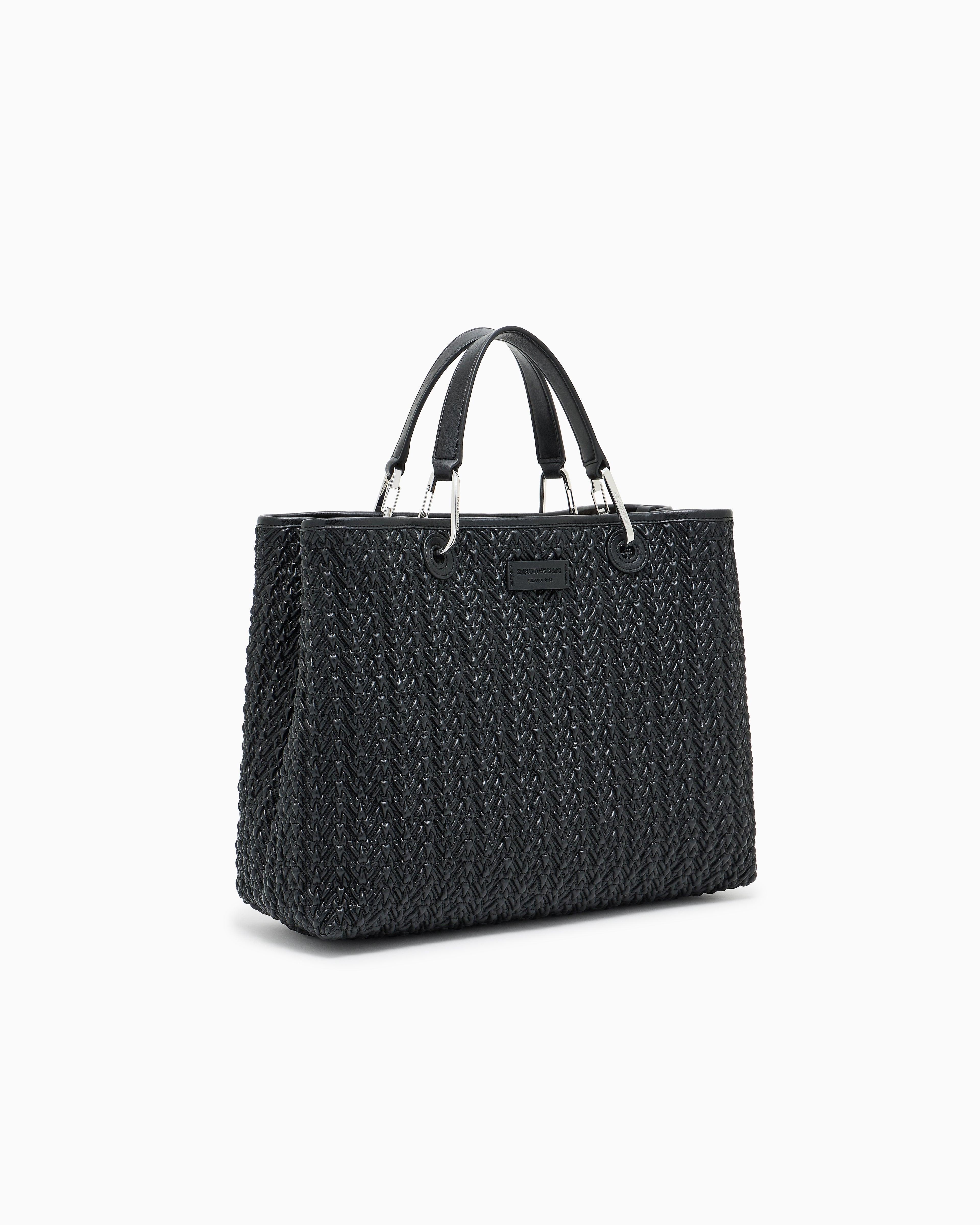 Bolso de compras efecto acolchado