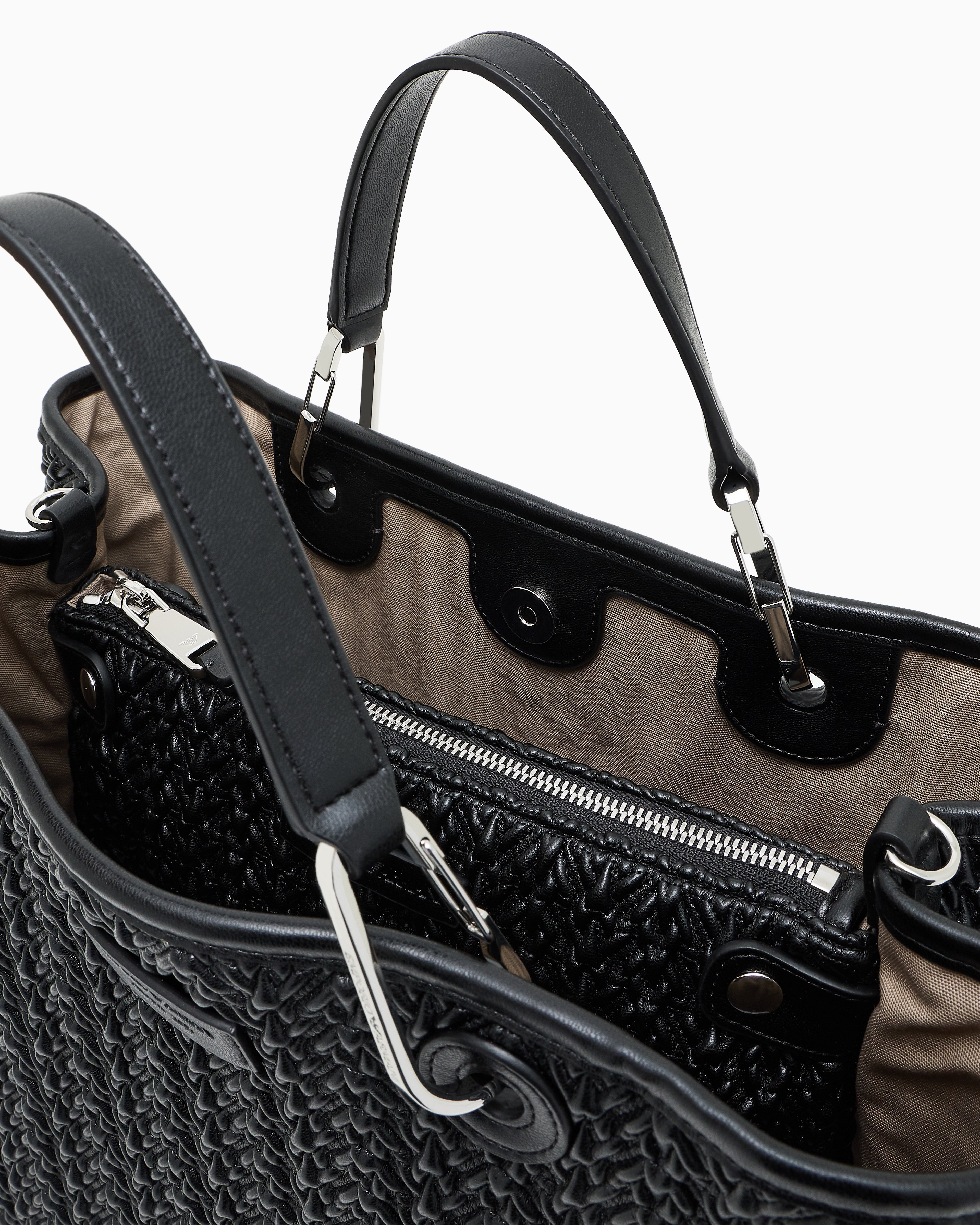 Bolso de compras efecto acolchado