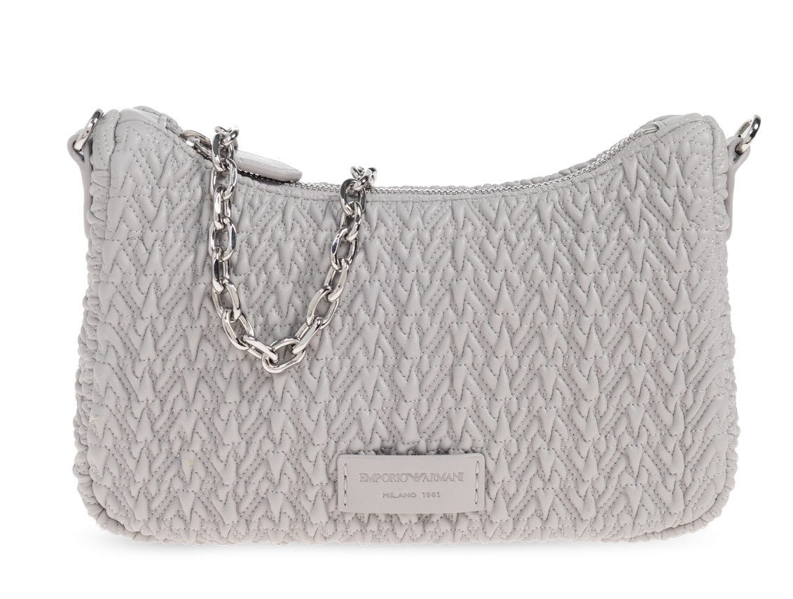 Bolso de mano efecto acolchado