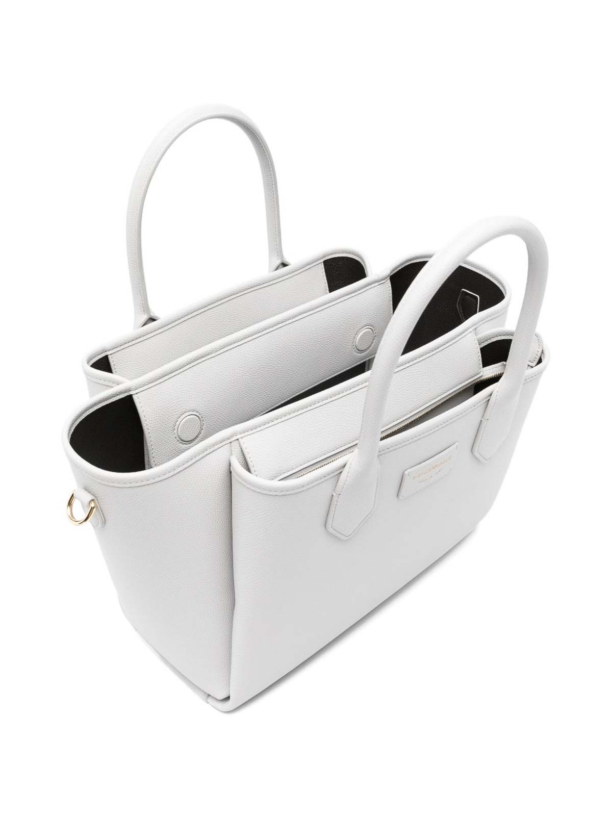 Bolso Shopper pequeño con acabado graneado