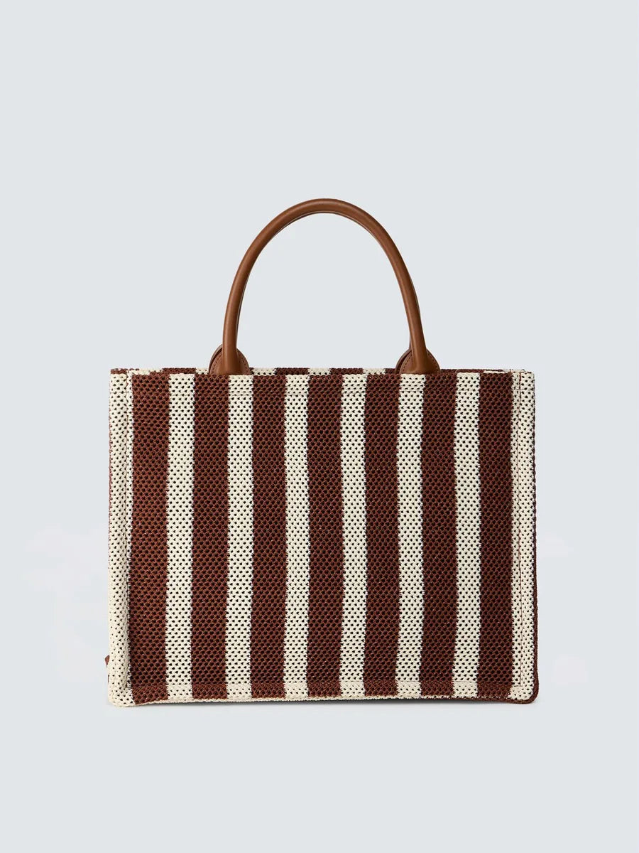 Bolso Shopper de rayas