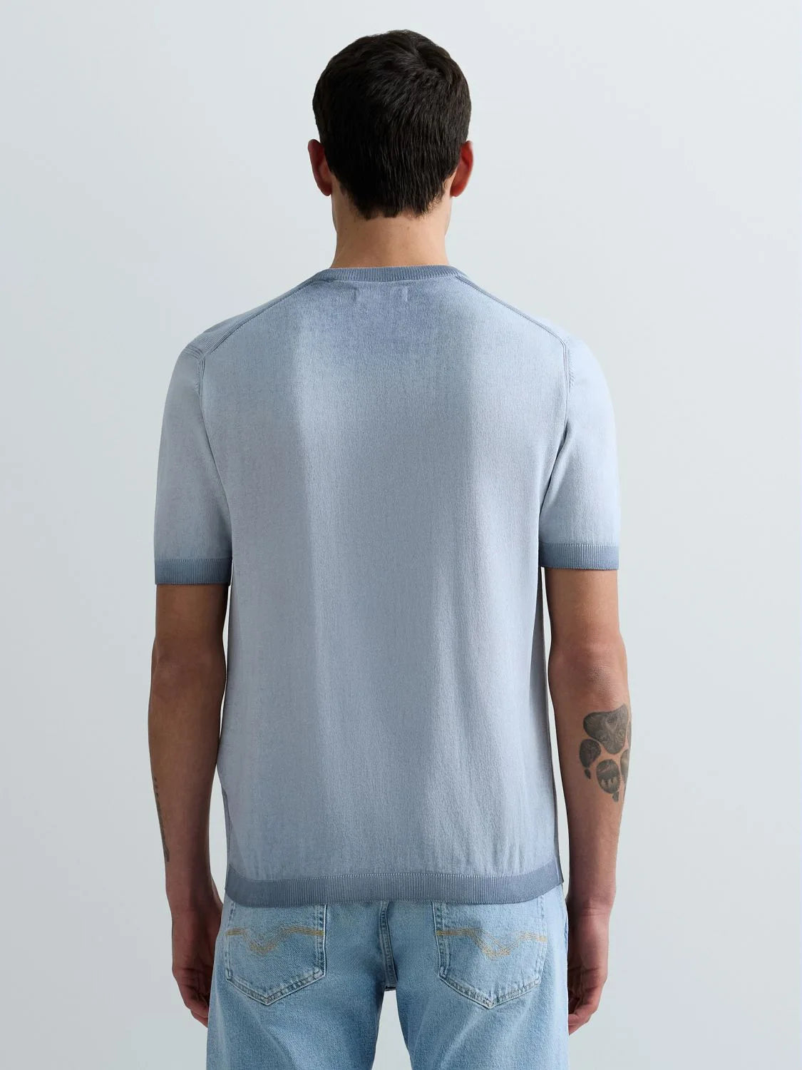 Jersey regular fit de algodón difuminado