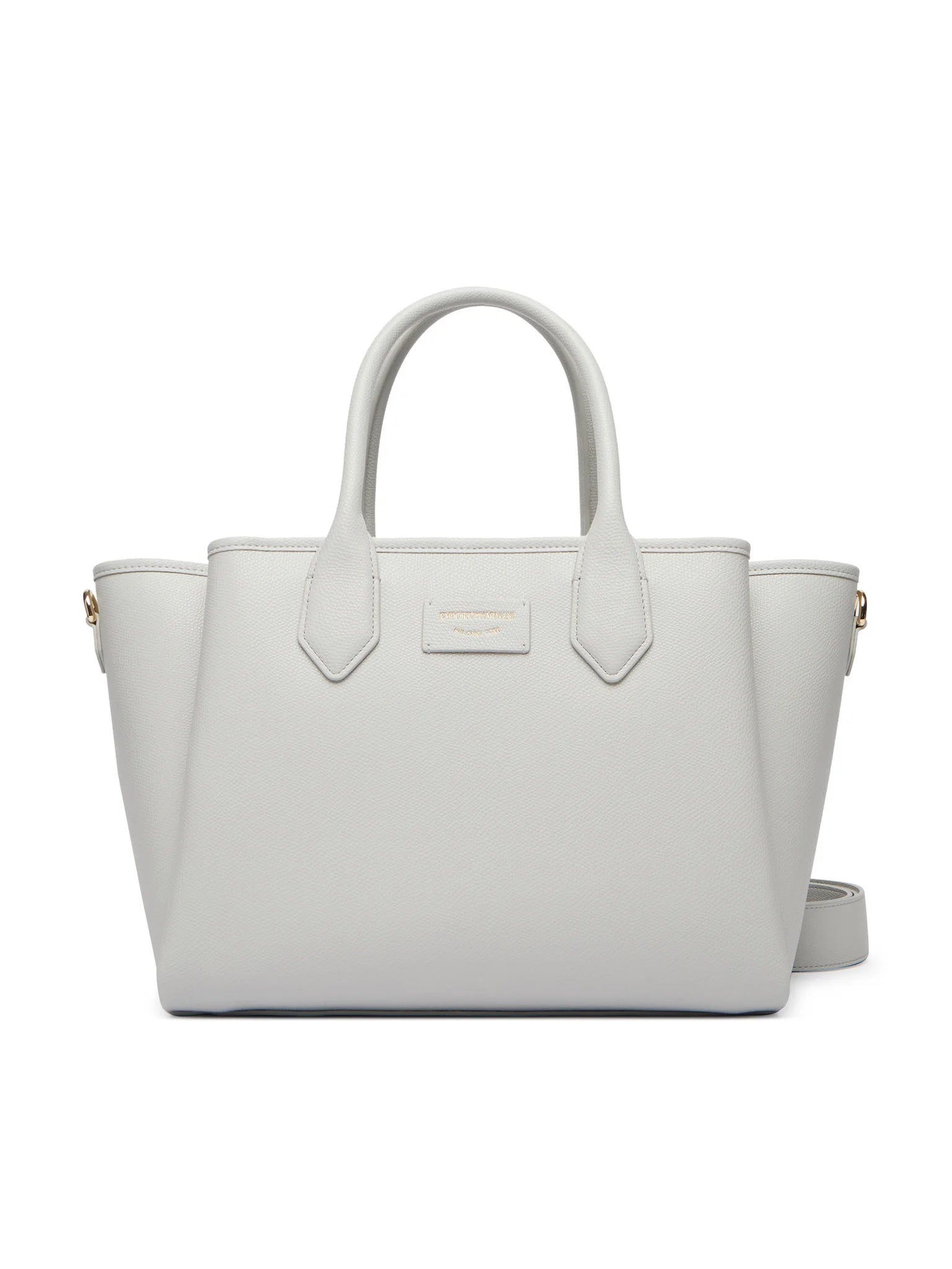 Bolso Shopper mediano con acabado graneado