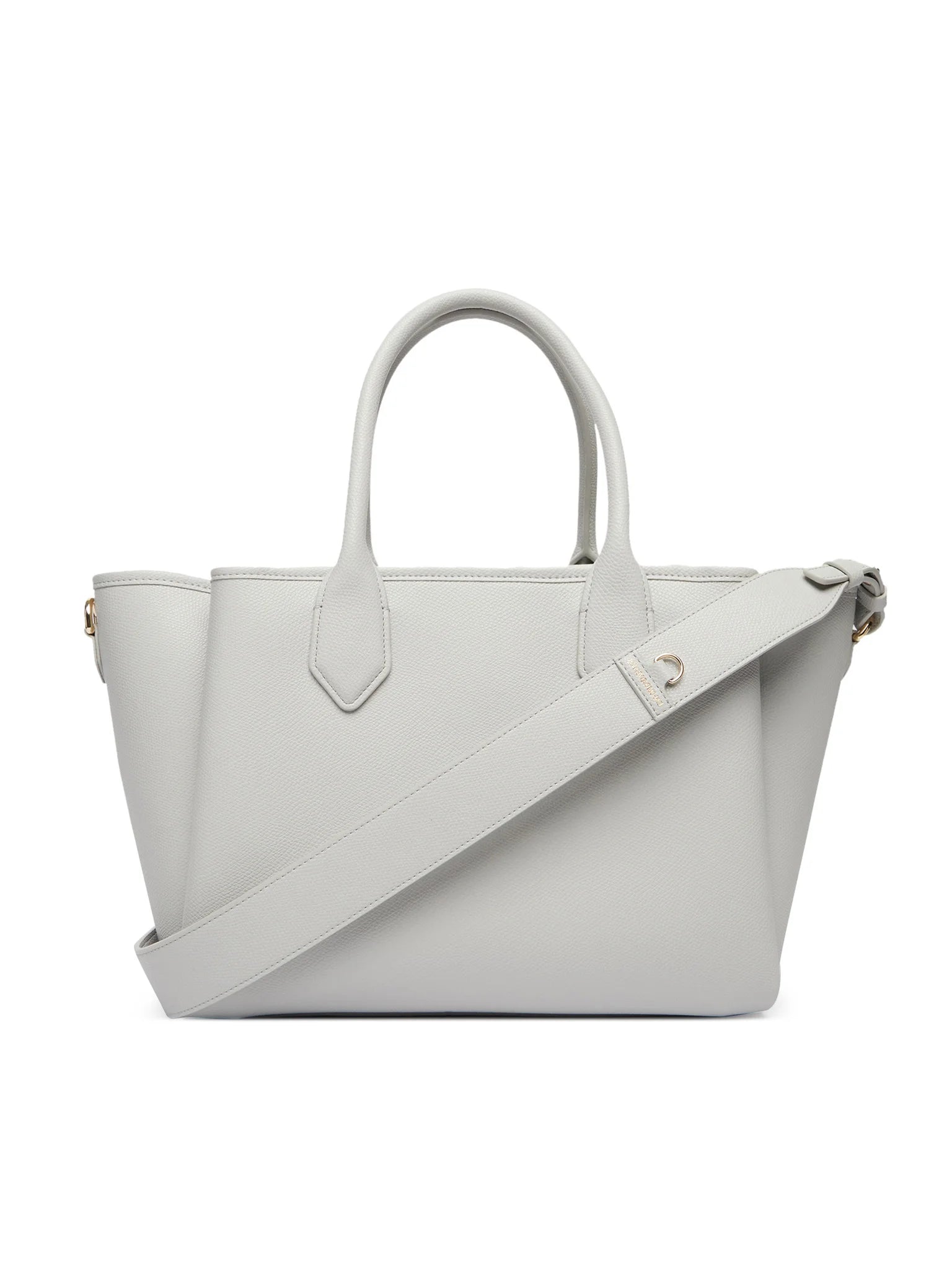 Bolso Shopper mediano con acabado graneado