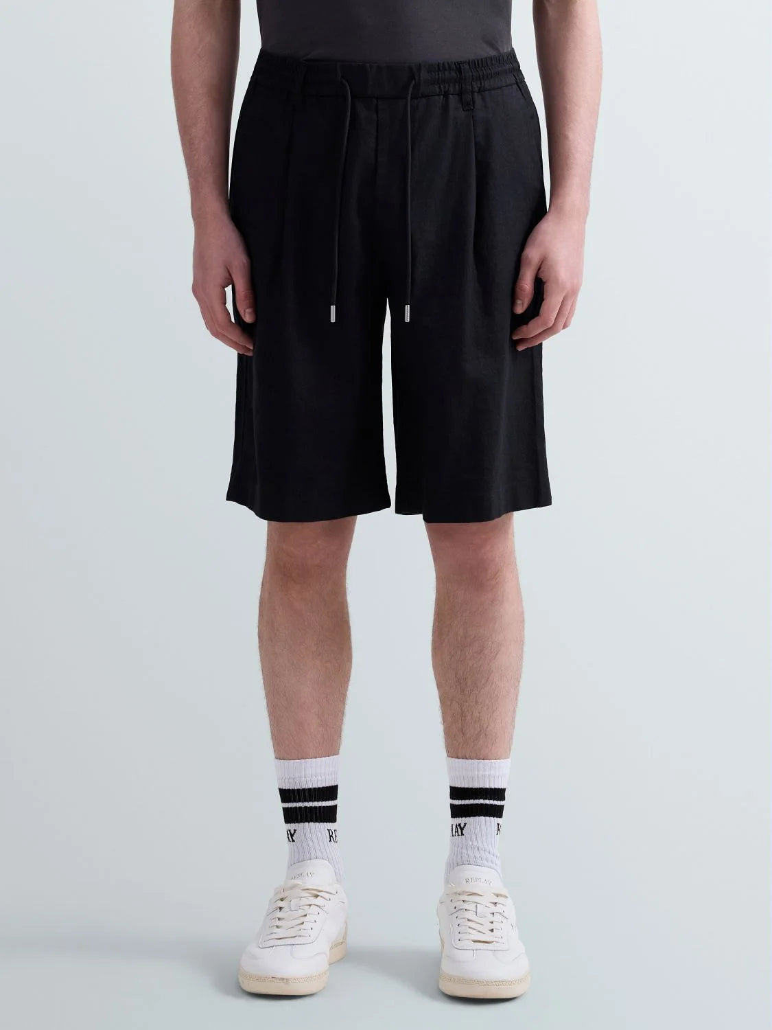 Bermuda regular fit de lino