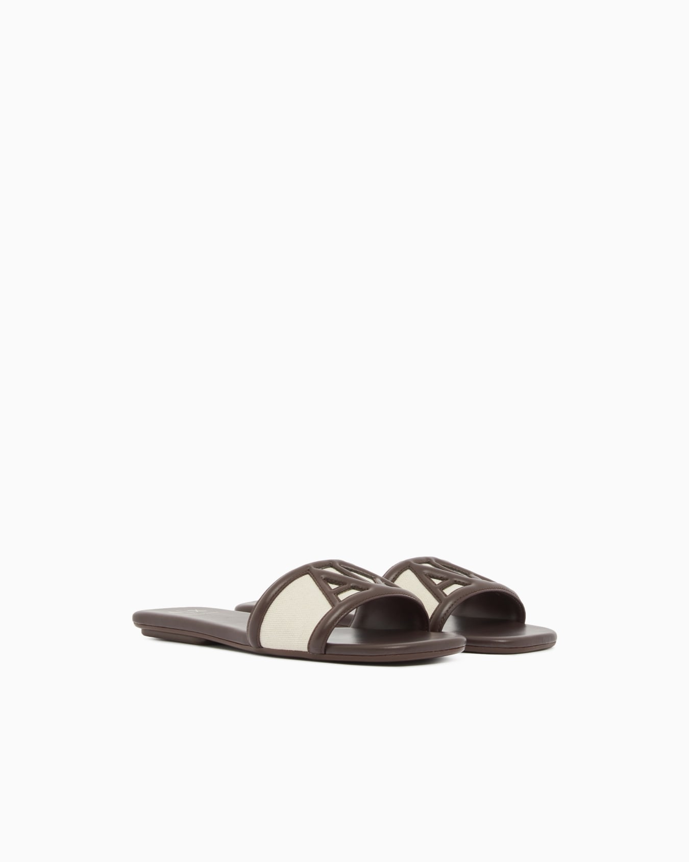 Sandalias planas de lona