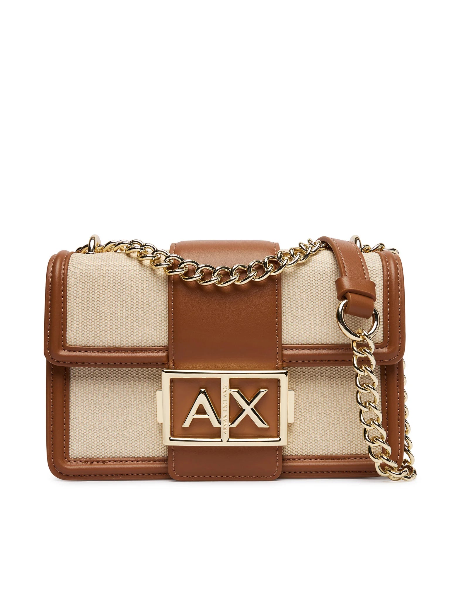 Bolso bandolera insignia piel