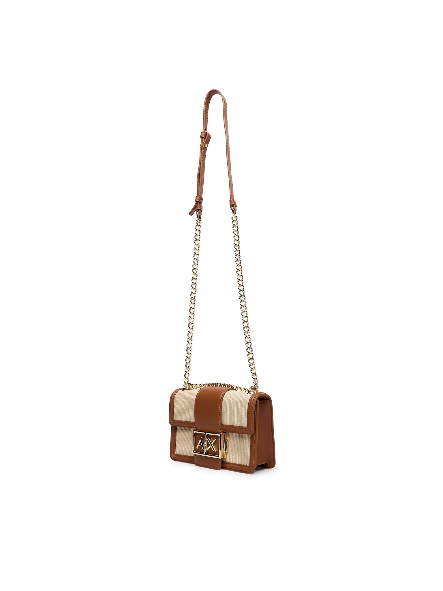 Bolso bandolera insignia piel